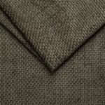 Close-up of brown textured fabric upholstery for furniture.