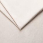 White fabric corner with clean lines and smooth texture.